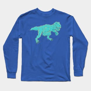 Buff T-Rex Dad Long Sleeve T-Shirt